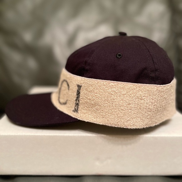 Black preloved Gucci fitted baseball cap size 58 - Picture 5 of 5